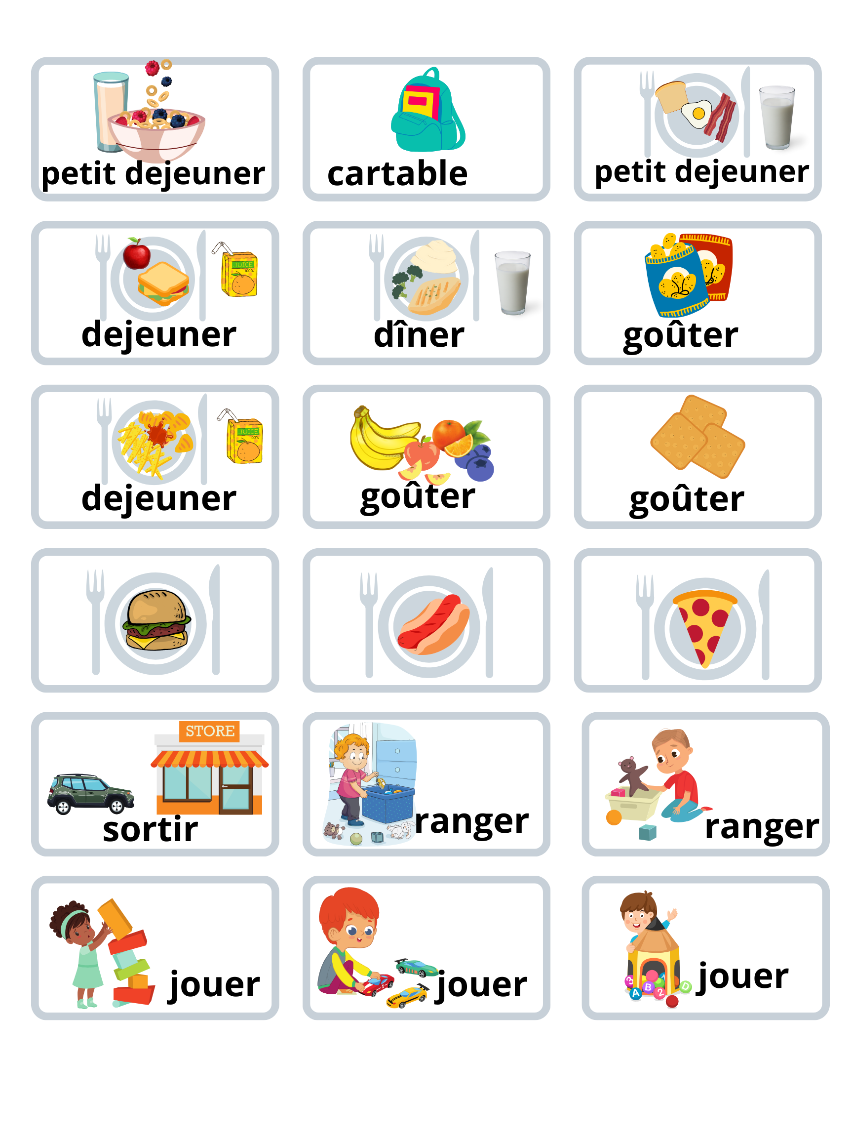 Le kit de SUPPORT VISUELS complet Plus de 45 pages et plus de 300 images ! J'ai rassemblé tous mes visuels préférés dans un seul pack pratique. Vous aurez tout ce dont vous avez besoin pour commencer à créer un environnement de communication total à la maison et dehors . Téléchargez, imprimez et plastifiez simplement!