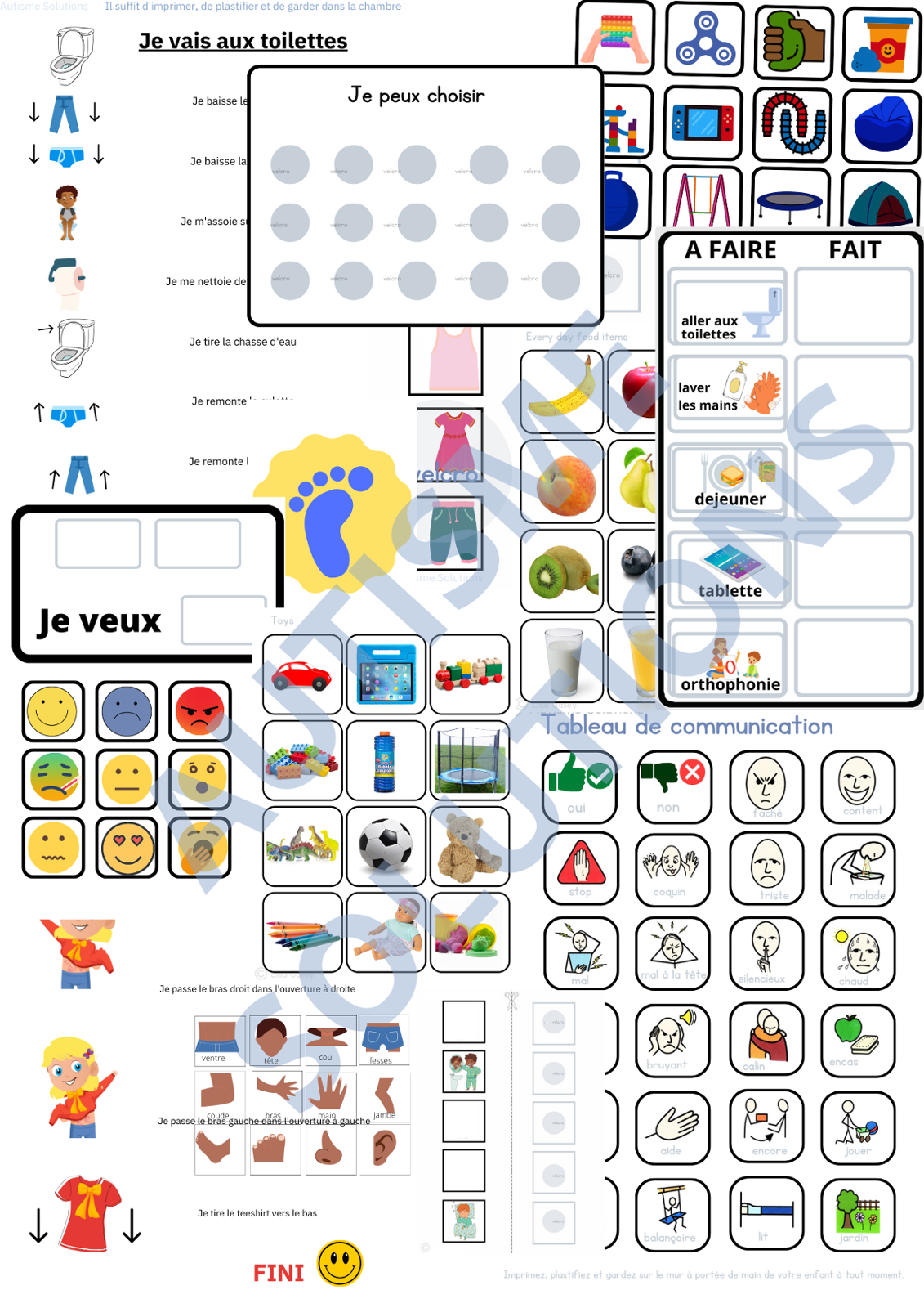 Le kit de SUPPORT VISUELS complet Plus de 45 pages et plus de 300 images ! J'ai rassemblé tous mes visuels préférés dans un seul pack pratique. Vous aurez tout ce dont vous avez besoin pour commencer à créer un environnement de communication total à la maison et dehors . Téléchargez, imprimez et plastifiez simplement!